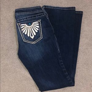 Ariat Turquoise Sunset Bootcut Jean size 28 long